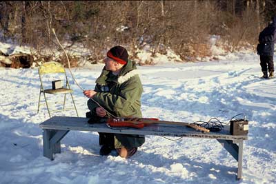 whitehead bench with porcupine stick